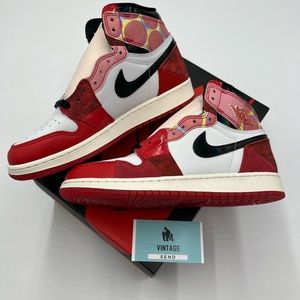Air Jordan 1 Retro High GS Spider Man Size 7Y Women Size 8.5 DV1753-601